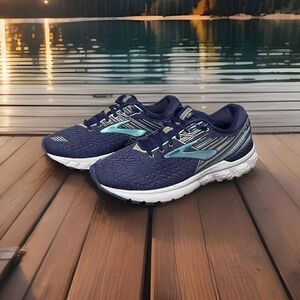 Brooks Adrenaline GTS 19 1202841B450 Blue Women’s Running Shoes Size 10.5B